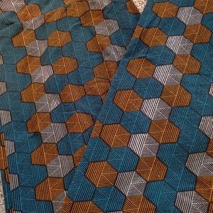 LulaRoe TC Tall Curvy leggings Blue Orange Black